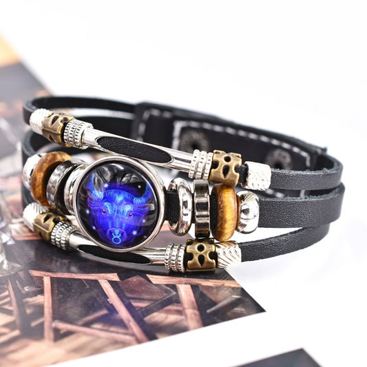 Personalized Three-layer Woven Beads Leather Bracelet 986992a9 39a9 4c2e a0b3 61c94da094af trans