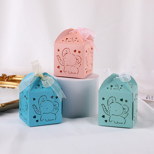 European Creative Xi Candy Box New Hollow Candy Box Small Elephant Laser Candy Box 986bb3dd b5ab 487f a0ee 0470b3e961d2
