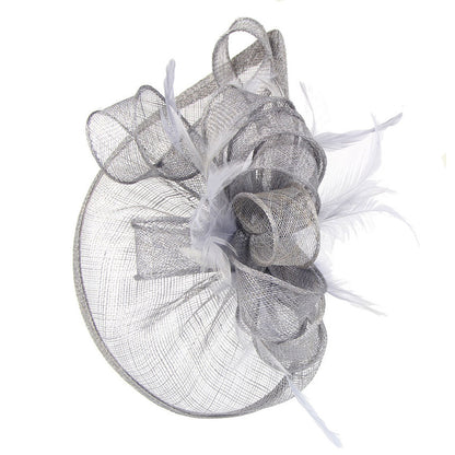 Hemp Yarn Banquet Net Top Hat Bridal Feather Hairpin 986df8f0 6e4d 468d 823d b3c7aaa778df