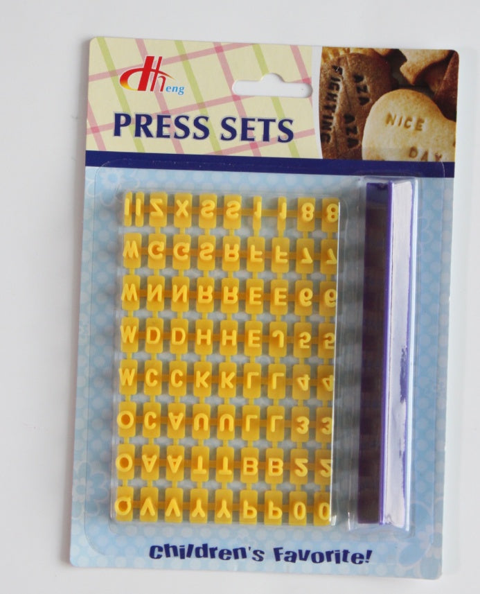 Number symbol seal biscuit mold 987424861480