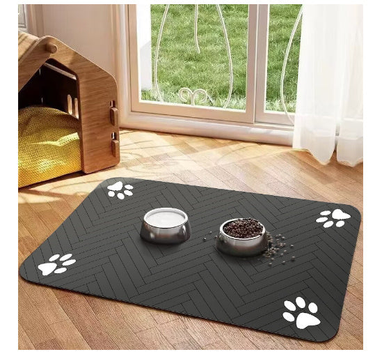 Pet Diatom Ooze Floor Mat Dogs And Cats Eating Mat Spill-proof Waterproof Quick-drying Placemat 9878b344 deb8 48ac 8d95 cabcb