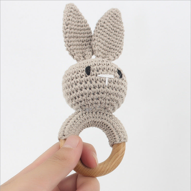 Baby Rattle Hand Woven Cartoon Animal Bracelet Newborn Soothing Doll 98859ee1 e61e 477c 97aa b7b85f75c04f