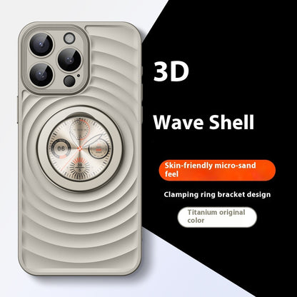 Magnetic Bracket Phone Case IPhone15 Wave Ripple Pattern 988b4b98 ad2f 4d44 824c f2a895a64329