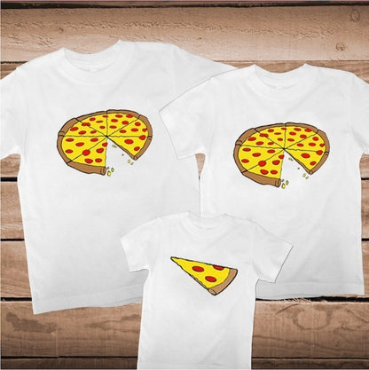 Cute Pizza Short Sleeve Family 98947420424