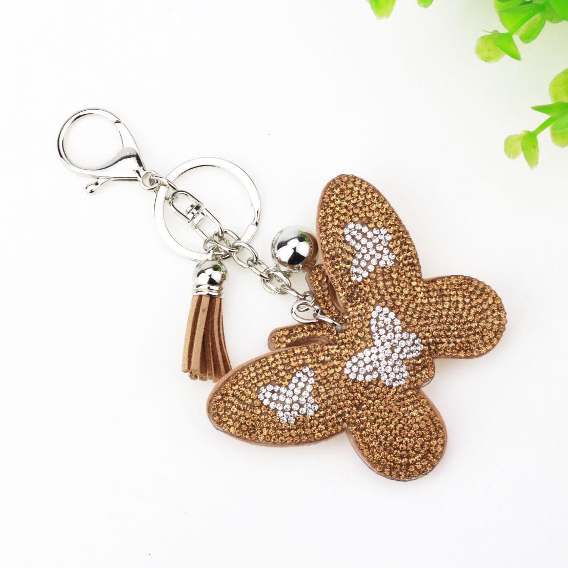 Home Fashion Simple Two-color Butterfly Shape Flannel Hot Drilling Handbag Pendant 98a2f214 1f35 488e a29e 7d16191469d4