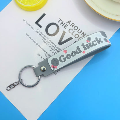 Lollipop Rainbow-colored Belt Hand Strap Keychain 98da527b 792d 4c86 9a61 9aa7e437fde5