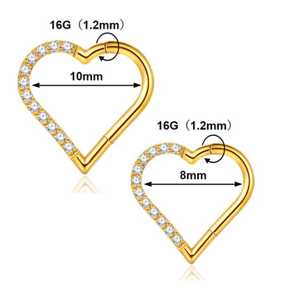 Fashion Personality Love Heart-shaped Nose Ring 98dcab87 7adc 4863 8f28 c35e9869c1c2