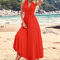 Multiple Wear Multi-rope Cross Strap Backless Sexy Dress