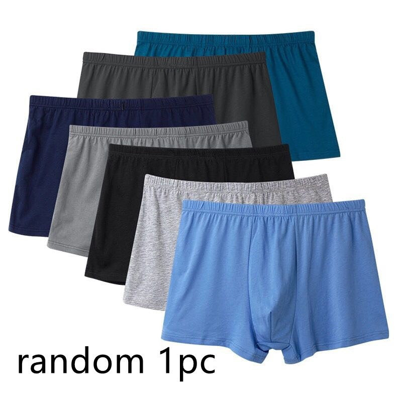 Men's Boxer Mid Waist Underwear Middle-aged And Elderly Cotton Shorts 98e489d6 a824 4f32 9862 570560288a4b