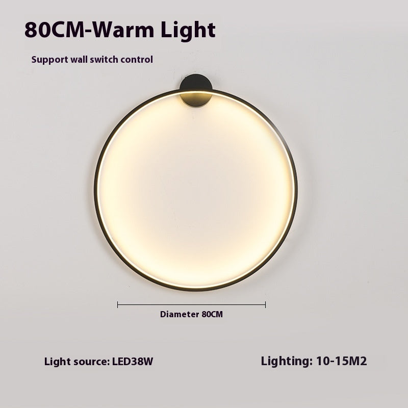 Minimalist Round Bedroom Bedside Lamp Wireless Living Room Sofa Background Wall Hotel Decorative Wall Lamp 9903cdf3 3d53 4e5e