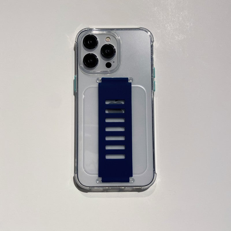 Transparent Case Wrist Strap Bracket Non-slip Phone Case - 图片 6