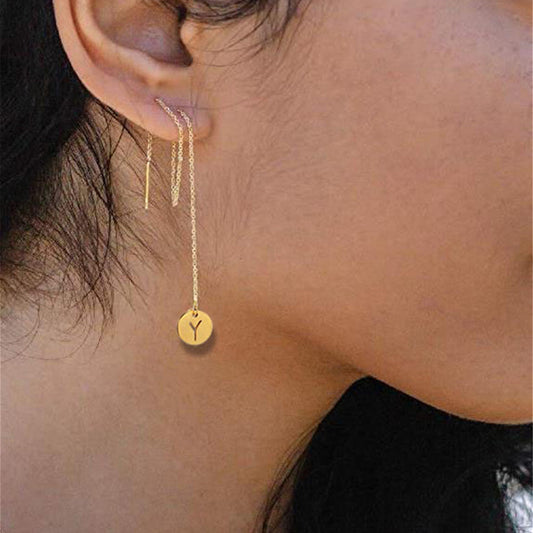 Temperament Long Stainless Steel Earrings 9905c672 990f 474d 9232 ba8e143d5bab