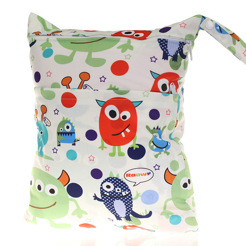 Digital Printing New Pattern Double Pocket Diaper Bag 990a9315 5580 4b6b 8b1c 245dcf9779c2