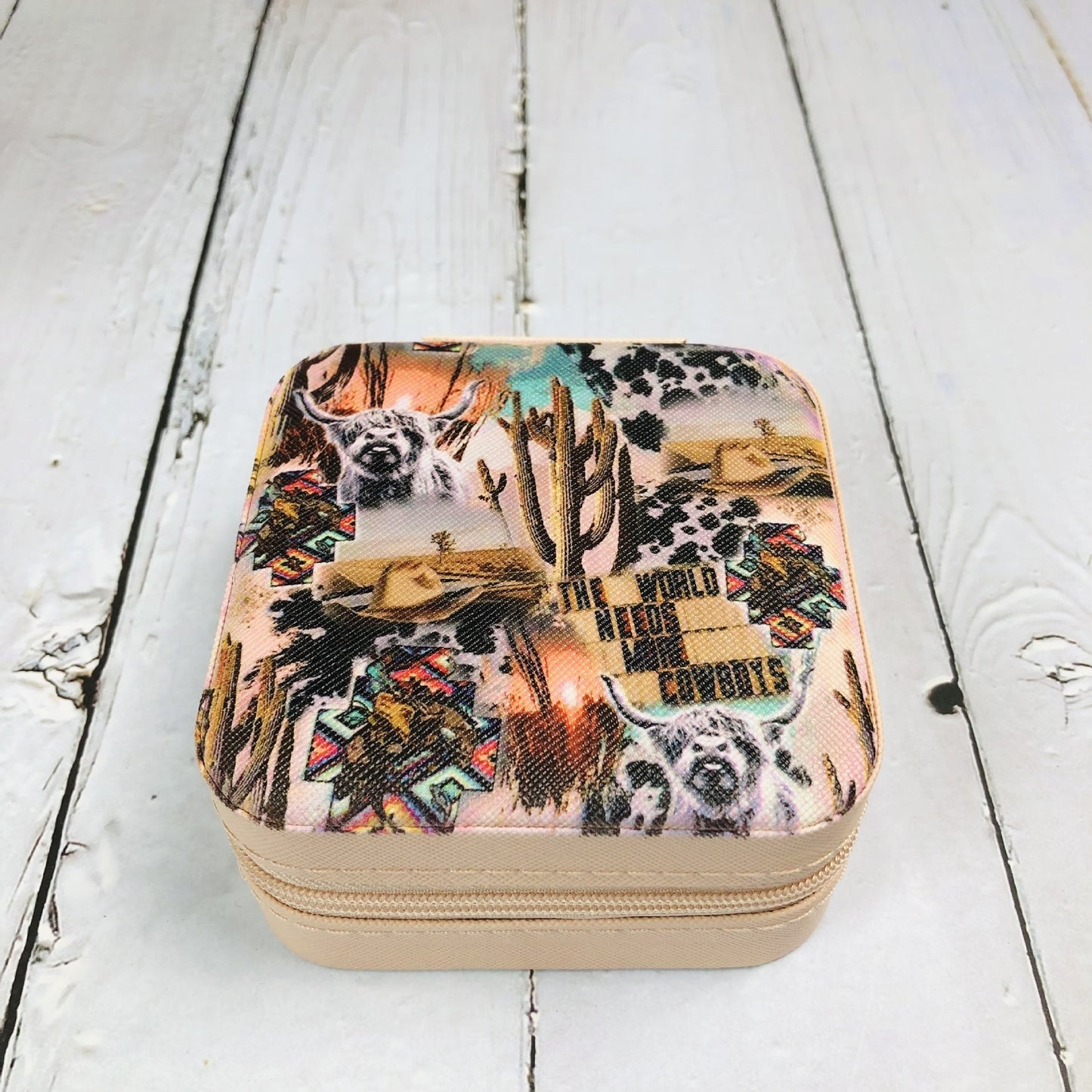 Zipper Printed Jewelry Box Easy To Carry 99108133 e12e 4e9d aab5 f19c591a025e