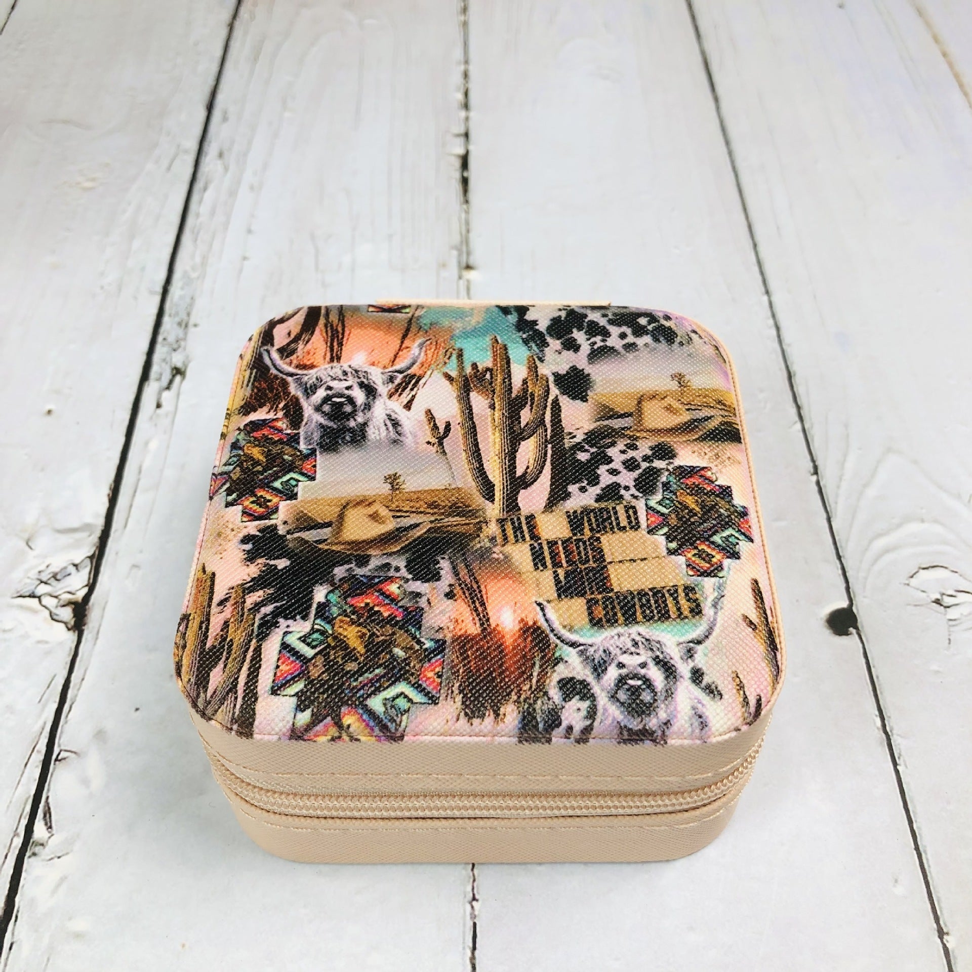 Zipper Printed Jewelry Box Easy To Carry 99108133 e12e 4e9d aab5 f19c591a025e