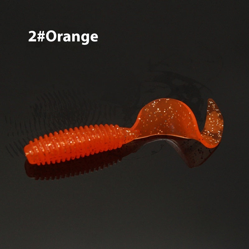 Fishing Gear Eight Colors Rolled Tail Fishy Luer Soft Lure Single Tail Bait 9920be49 5a33 49d7 b957 21c8cf031e2e trans