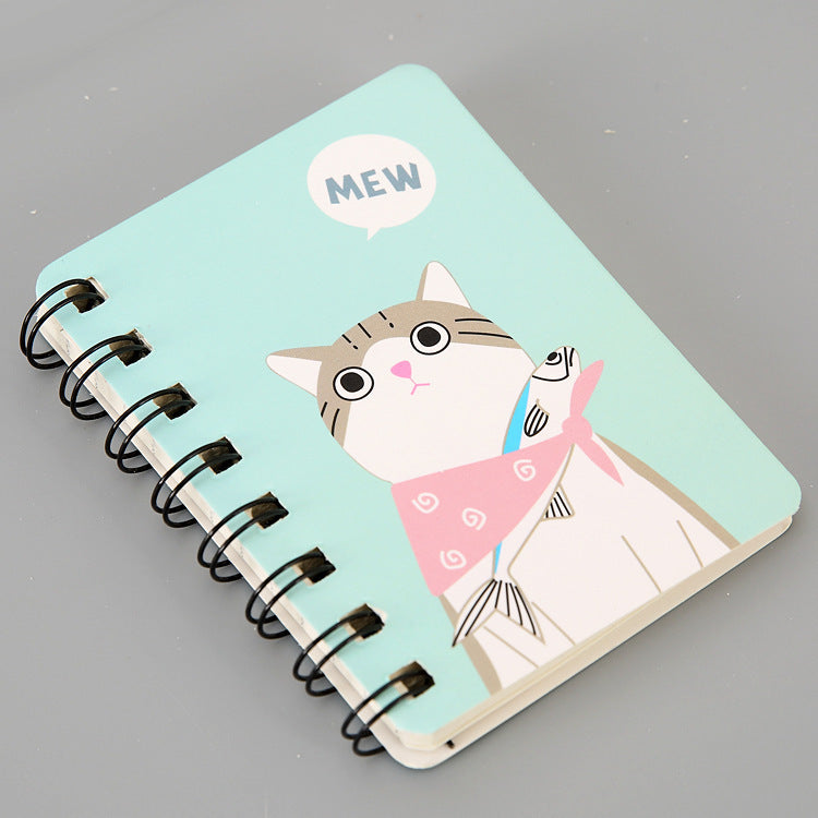 Small Cartoon Thickened Cute Portable Small Coil Notebook - 图片 3