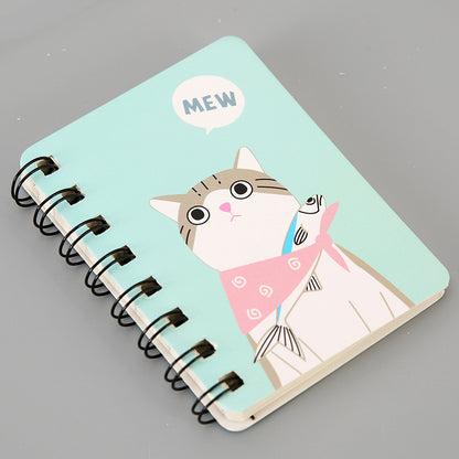 Small Cartoon Thickened Cute Portable Small Coil Notebook - 图片 3