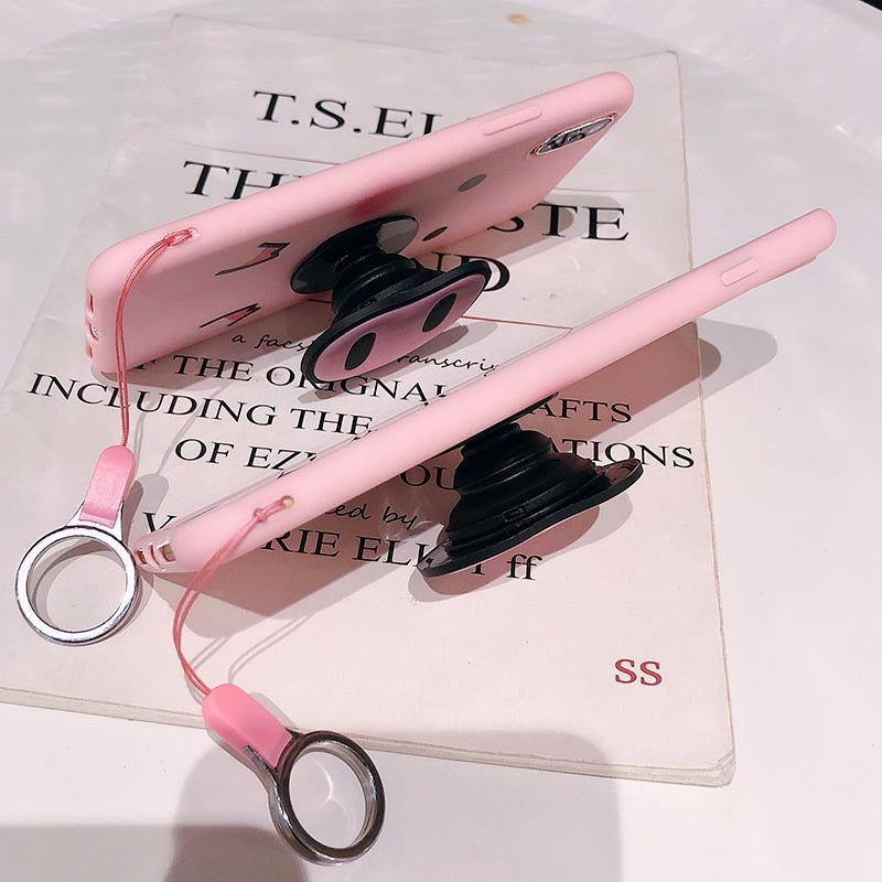 Compatible With  Compatible With , Funny Cartoon PigCase For  X XS Max XR Case For7 6s 8 8 Plus Cover Cute Nose Soft Back Cas