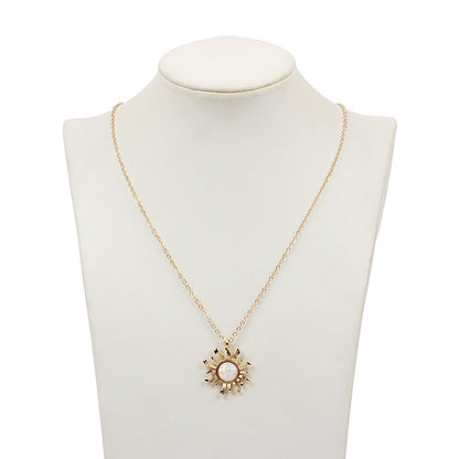 Sun flower opal necklace 992713617016