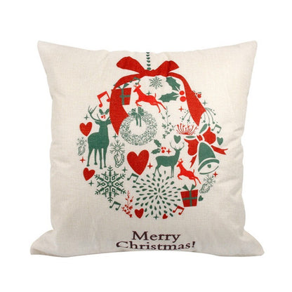 Christmas Hot-selling Home Sofa Office Creative Linen Pillowcase 993935548450