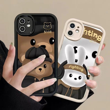 Cool Cute Bear Phone Case Cute Personality 994260b8 a01b 49e0 947a 8957e0dd3ce0