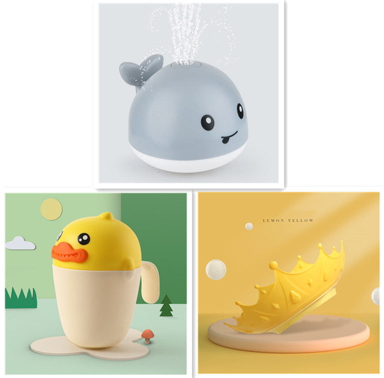 New Baby Bathroom Bath Electric Induction Whale Spray Small Toy 9942c2c5 6293 45e5 a93c 7d679d7d52fa