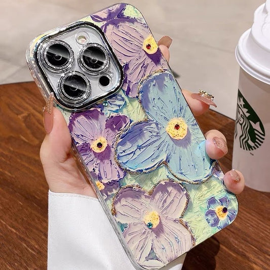 Blue Light Oil Painting Flower Phone Case 99531073 98bc 4b42 98dd 31dfe25cabe4