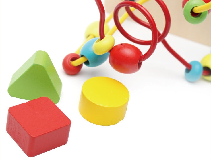 Children beaded around beads to develop educational toys 99550218725461