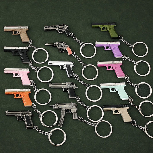 Alloy P92 Model G17 Sand Eagle Left Wheel Keychain 9963098f fcd3 4aa5 8f13 acbe9cad8f15