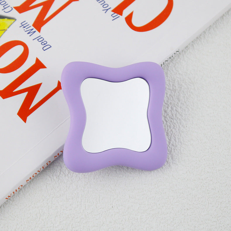 Irregular Mirror Transparent Air Bag Bracket Ins Blogger The Same Model Mobile Phone Bracket - 图片 8