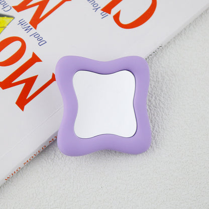 Irregular Mirror Transparent Air Bag Bracket Ins Blogger The Same Model Mobile Phone Bracket - 图片 8