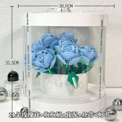 Building Blocks Rose Bouquet Flower Pot 9978da0d 7357 40e4 aec2 644fd26449e8