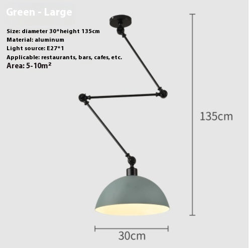 Simple And Adjustable Lamp Creative Dining Room Bedroom Collapsible Chandelier 997af009 db86 419e bf35 c6a0456c09bf trans