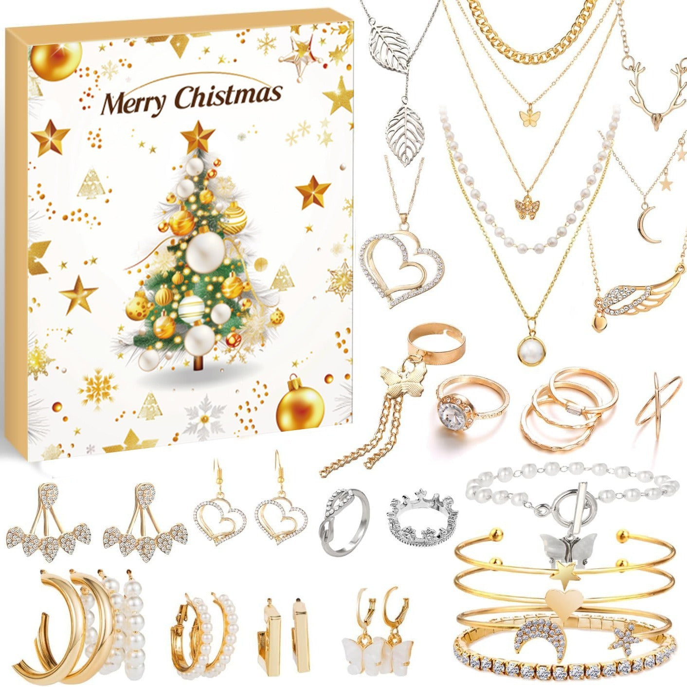 Diy Creative Children's Bracelet Ornament 24 Grid Calendar Christmas Blind Box 997d2231 caa8 4f8d bc8c fd8ca689bf2c