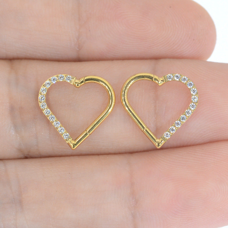 Fashion Personality Love Heart-shaped Nose Ring 99926f9b ff42 4948 a6ae 8069755e6881