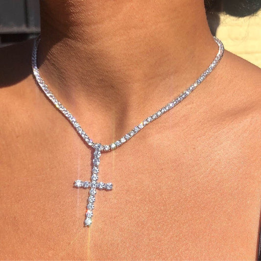 Women's Diamond Cross Necklace 99a4849c f18f 4efc a92a bce92ece6332