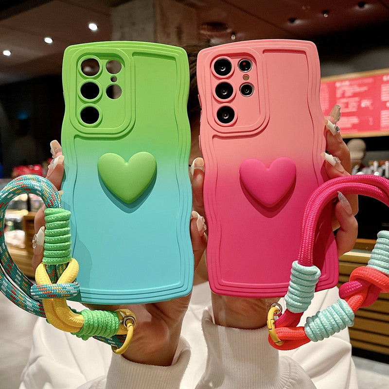 Suitable For S24ultra Phone Case A73 Love S23 Lanyard 99bcaf54 b2e1 487d b192 c0a2baf807f9