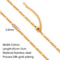 Stainless Steel Vacuum Vapor Plating 18K Gold Color Protection Lip Chain Accessories 99dc773d 1738 43ed 95fd 160715537815
