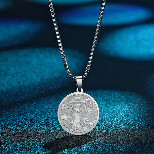 Alien Simple Corrosion Pendant Necklace 99de104e 51b9 4006 9d19 314bc472c1d0