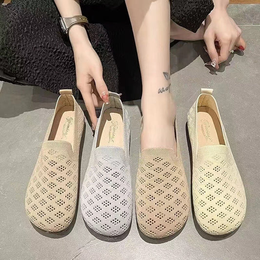 Slip-on Fly-kit Mesh Breathable Casual Women's Shoes 99f89fbd 5440 458b b579 7be25c0a3c10