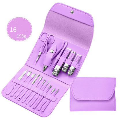Professional Scissors Nail Clippers Set Ear Spoon Dead Skin Pliers Nail Cutting Pliers Pedicure Knife Nail Groove Trimmers 99