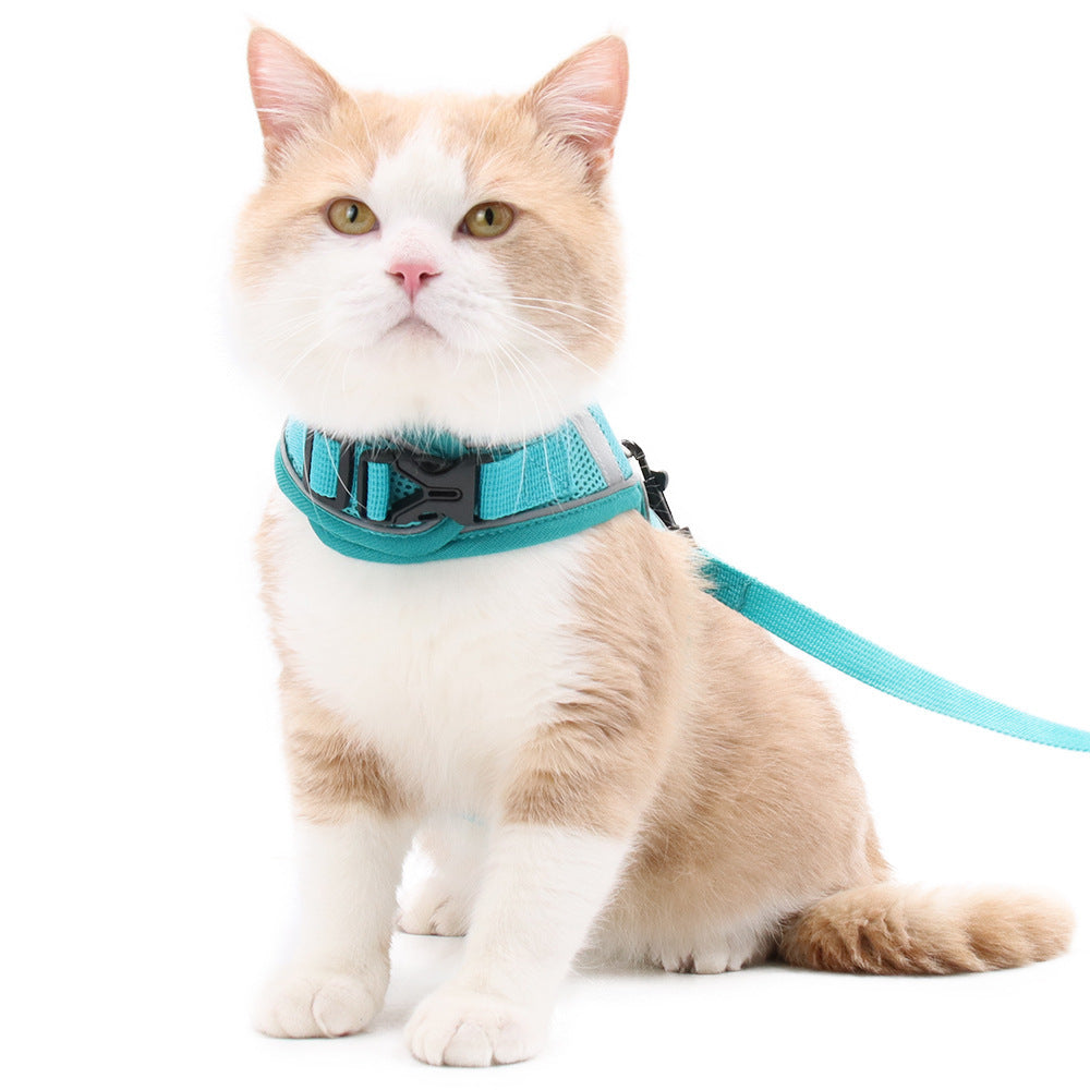 Pet Hand Holding Rope Mesh Dog Breast Strap Adjustable Reflective Dog Rope Pet Supplies 9a181c90 b859 435e 9b08 24d0c5679ae1