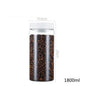 Vacuum Sealed Jug Set Black Coffee Beans Glass Airtight Canister Kitchen Food Grains Candy Keep Good Storage Jar Set Kitchen 