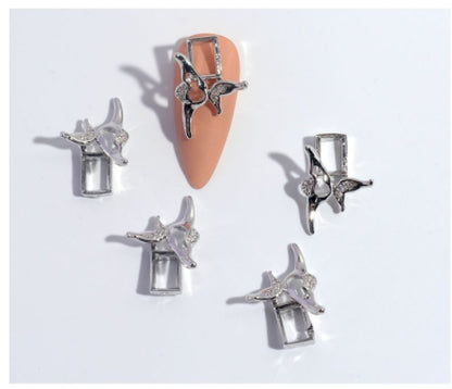 Nail Ornament Zircon Flower Tassel Chain 9a2452fe 55c7 4667 8ea8 df3b4f109d46