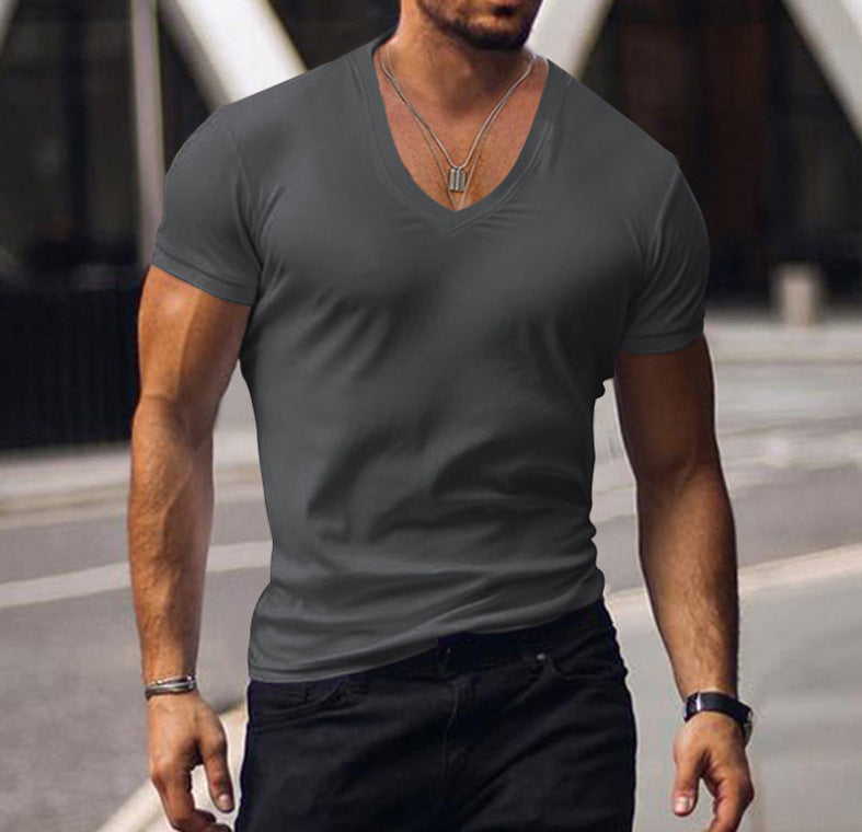 Men's Coat Solid Color Casual V-neck 9a2a22a5 27e9 4b01 93bb 2155a975d635
