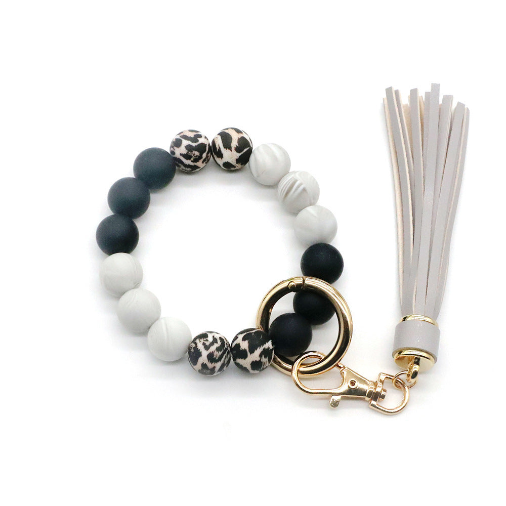 Tassel Camouflage Silicone Beads Bracelet Keychain 9a39fb1c f879 4a84 ac00 005f825a25fa