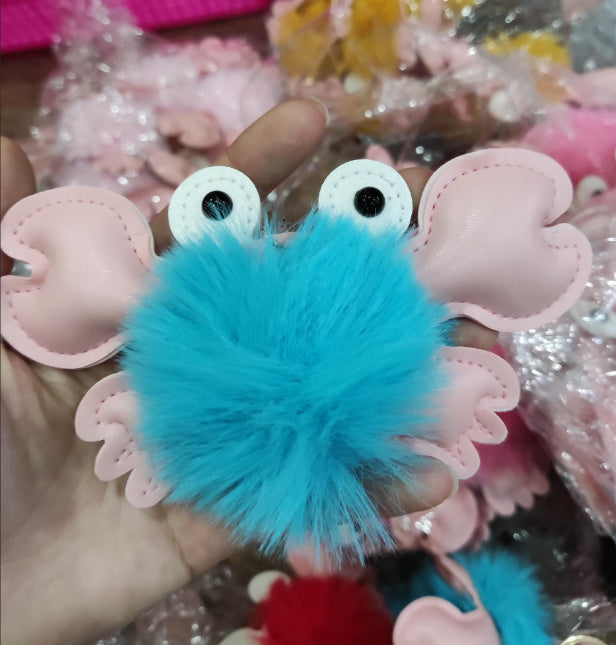 Cartoon Cute Crab Keychain Pendant 9a432d66 976a 43a0 9cdb 901c9ff799a4
