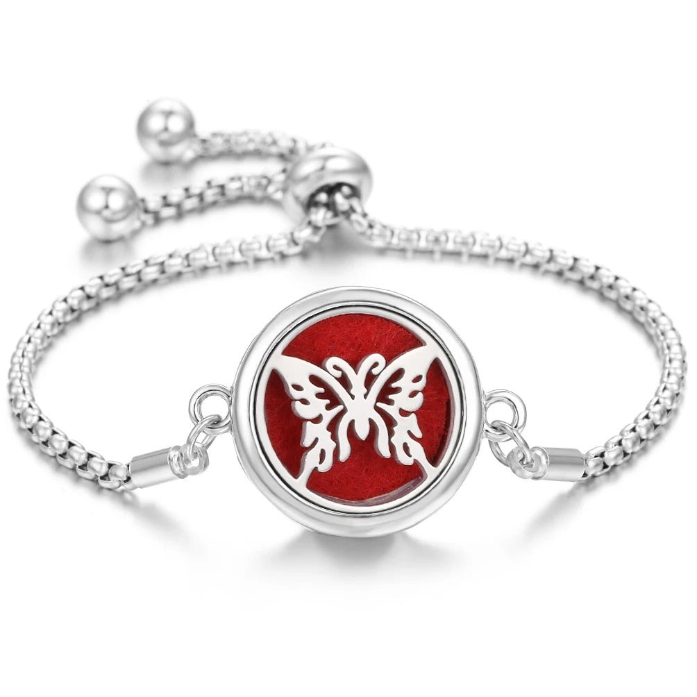 Lucky Tree Aromatherapy Oil Stainless Steel Alloy Bracelet 9a494697 b2aa 44d5 9c57 1d00337def01