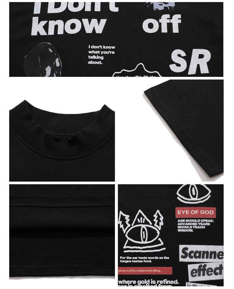 Fashion Loose Couple T-shirt Trendy I Dont Know 9a494a90 c64b 4e59 a57d 26a91733dd6b